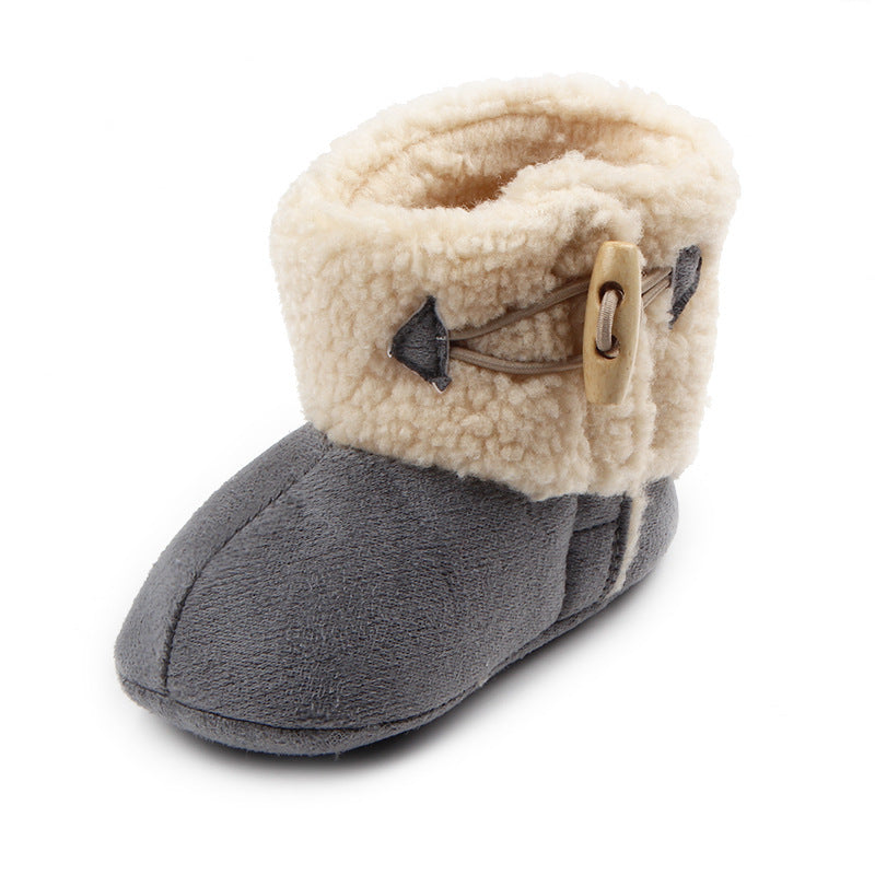 Babylane MR0652 Warm Winter Baby Shoes | Wholesale Toddler Buckle Footwear