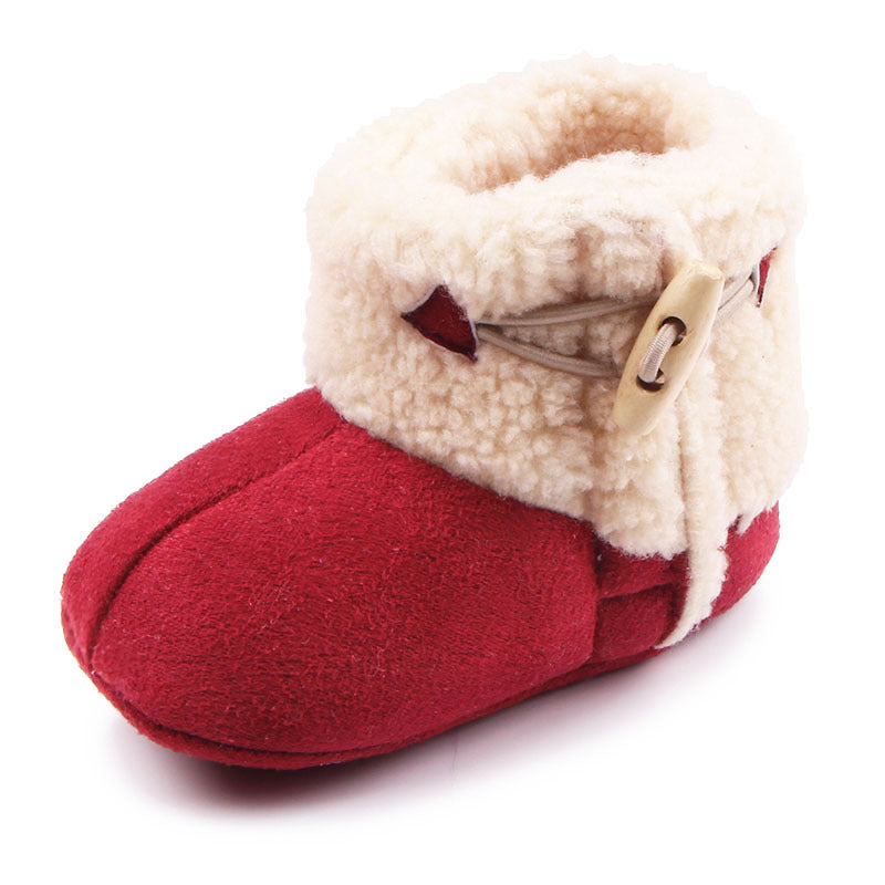 Babylane MR0652 Warm Winter Baby Shoes | Wholesale Toddler Buckle Footwear