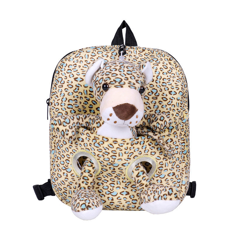 Baby Lane Cute Plush Kindergarten Backpack – Fun Double Shoulder Design!
