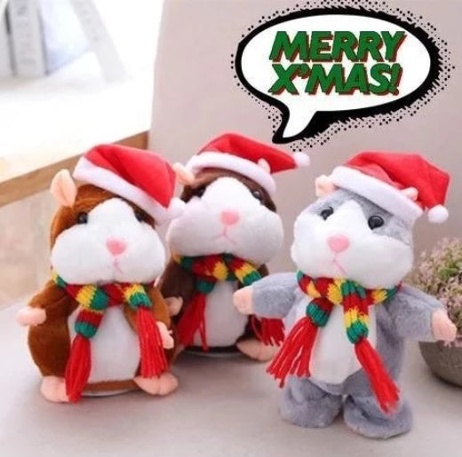 Babylane Interactive Talking Hamster | 16CM Christmas Plush Toy for Kids