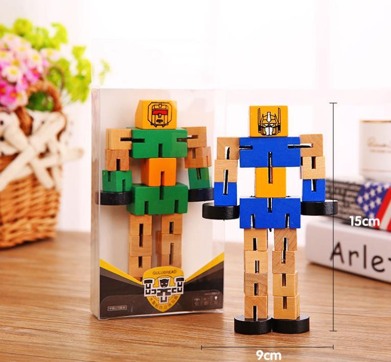 Baby Lane Wooden Robot Kits: DIY Toys for Imaginative Play