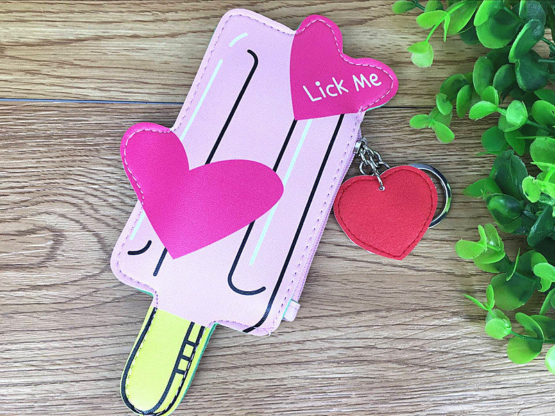 Baby Lane Fun Ice Cream Coin Purse – Small Keychain Bag for Kids!