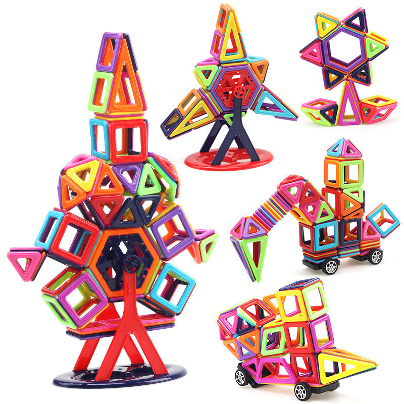 Baby Lane Educational Magnetic Piece Set: Interactive Building Blocks for Kids