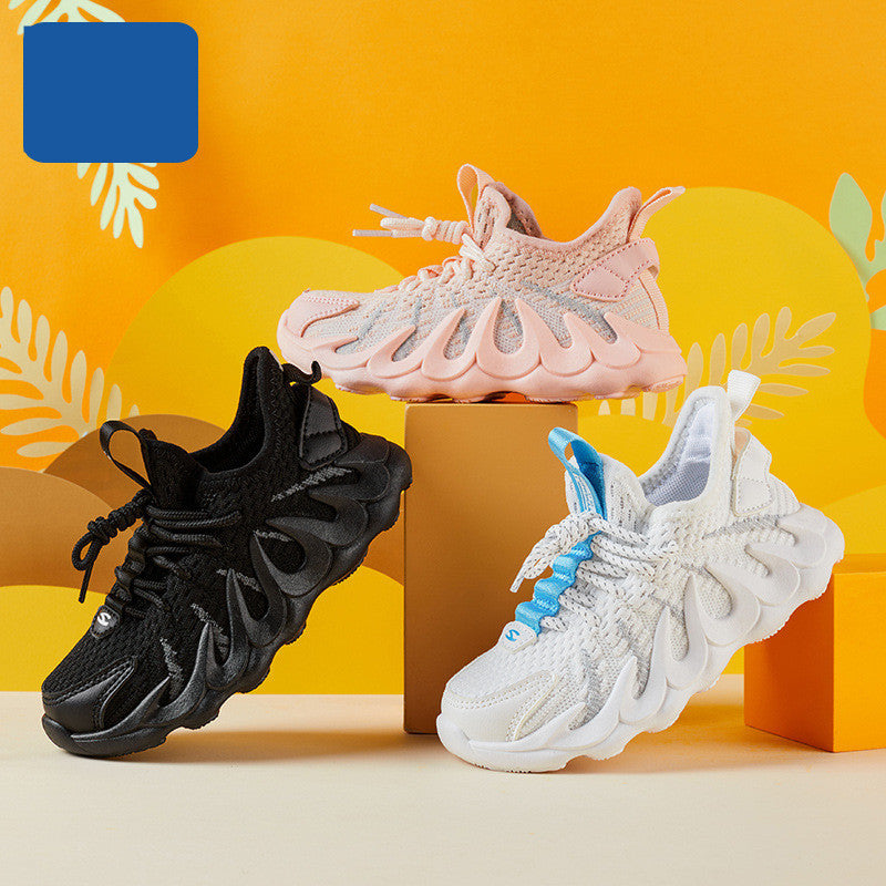 Baby Lane Big Kids Fly Woven Sports Shoes – Stylish Casual Footwear for Boys!
