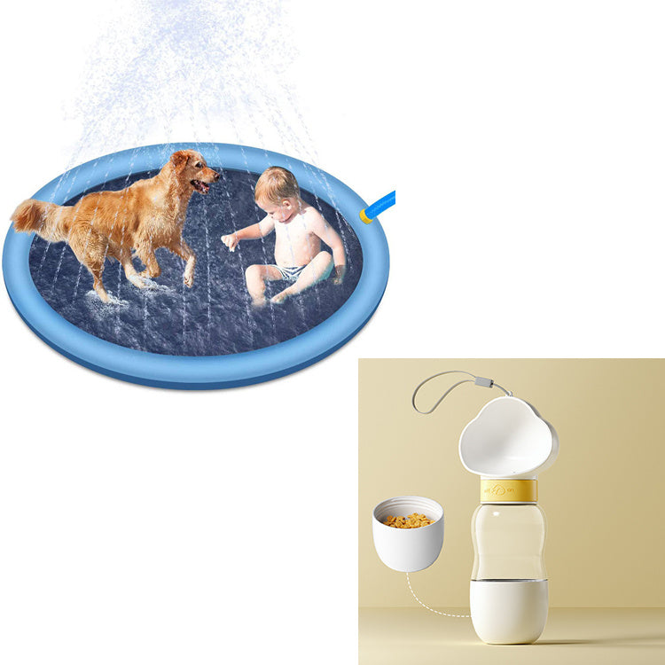 Baby Lane Outdoor Water Toys: Non-Slip Splash Pad for Kids & Pet Dogs!