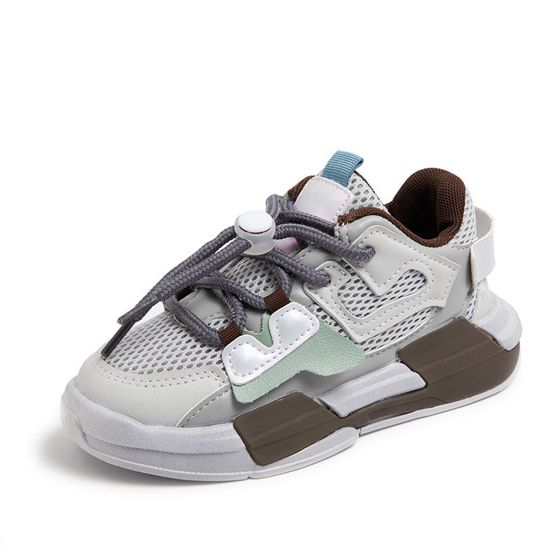 Baby Lane: Stylish Girls' Breathable Mesh Sneakers – Lightweight and Fun