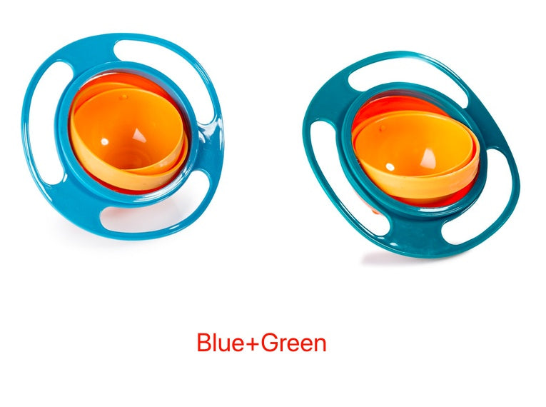 Baby Lane Universal Spill-Proof Bowl: 360° Rotating Design for Children