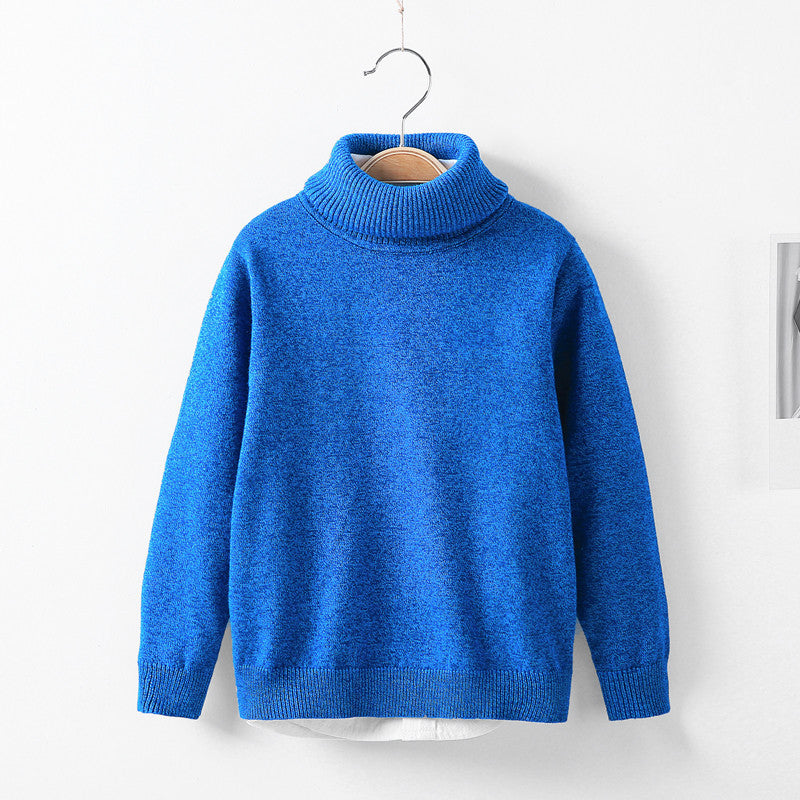 Babylane Children's High-Neck Knitwear | Cozy Sweater for Fall and Winter