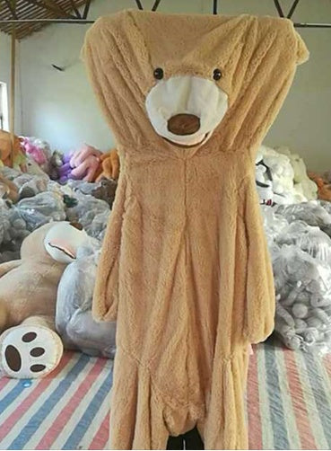 Babylane Huge 130cm Stuffed Teddy Bear Cover | Plush Soft Toy for Kids