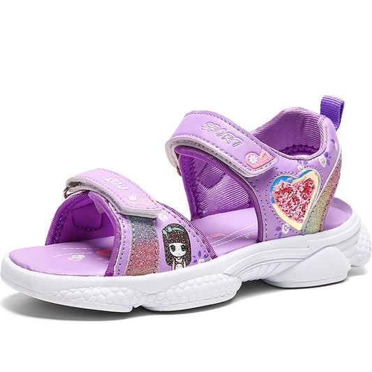 Baby Lane: Trendy Girls' Lightweight Sneakers – Soft Sole for Active Kids