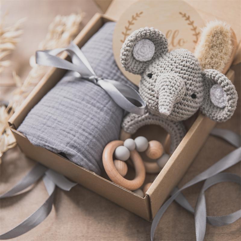 Babylane Baby Gift Box Set: Adorable Bath Towel and Toy Combo