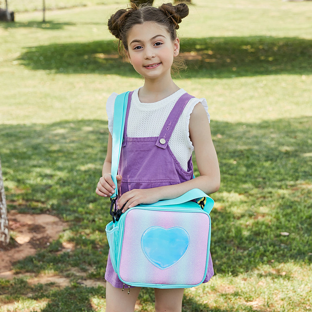 Baby Lane Stylish Laser Color Bento Bag – Insulated for Freshness!