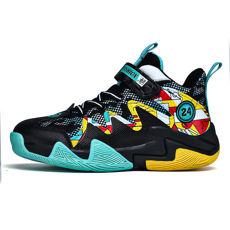 Babylane Boys' Basketball Shoes: Wear-resistant Mesh for Active Play