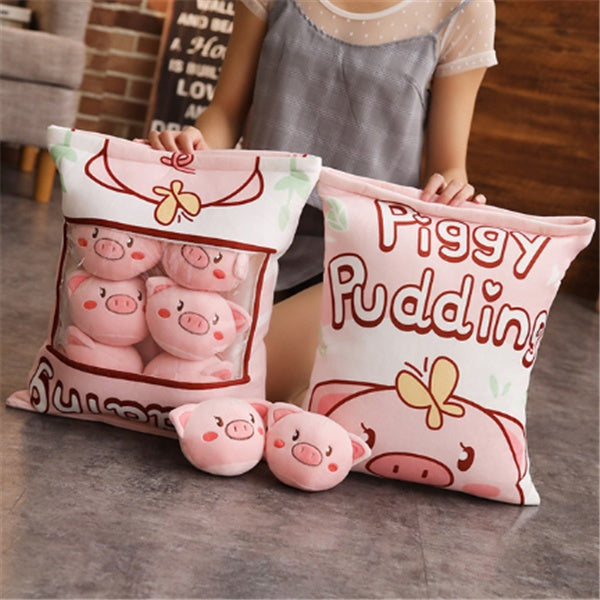 Babylane Large Plush Toys | Snack Bag Pillow for Playtime Fun