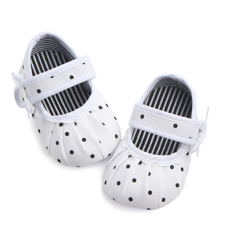 Baby Lane: Cute Anti-Slip On Shoes for Baby Girls – Perfect Polka Dot Princess Design