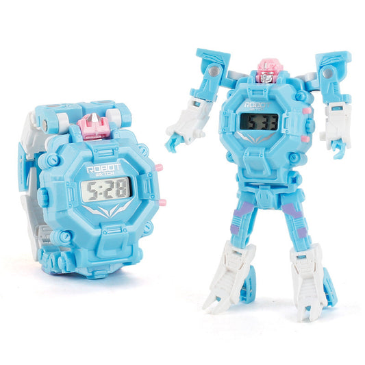 Baby Lane Deformation Robot Electronic Watch: King Kong Toy Fun!