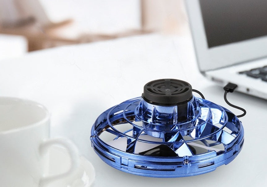 Baby Lane LED UFO Gyro Toy: Mini Finger Drone for Fun and Relaxation!