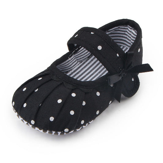 Baby Lane: Cute Anti-Slip On Shoes for Baby Girls – Perfect Polka Dot Princess Design