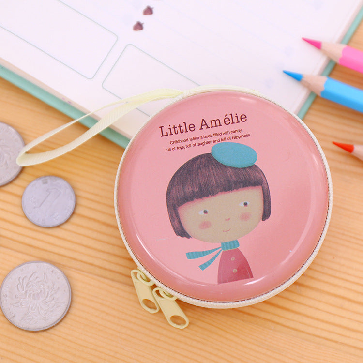 Baby Lane Korean Girl's Horse Wallet – Compact Earphone & Coin Bag!