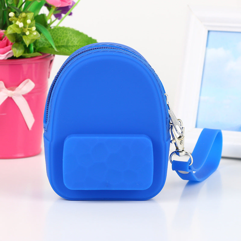 Baby Lane Fun Candy Color Silicone Backpack – Stylish Kids' Handbag!