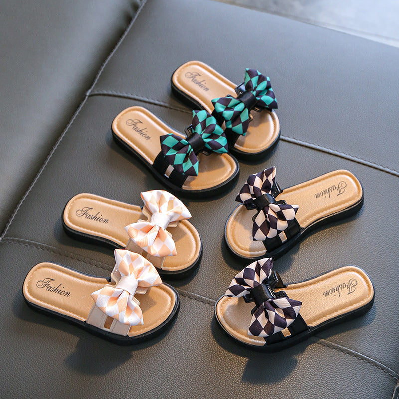 Baby Lane: Cute Girls' Sandals – Non-Slip Soft Bottom and Bow Detail