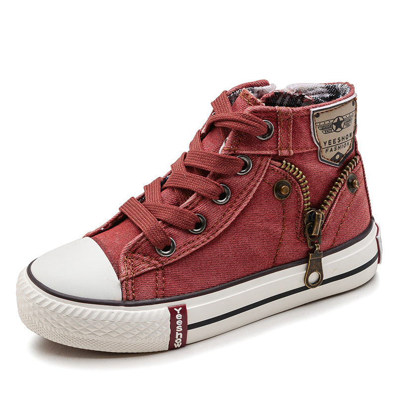 Babylane Kids' Spring Canvas Shoes | Wholesale Korean Tide Baby Footwear