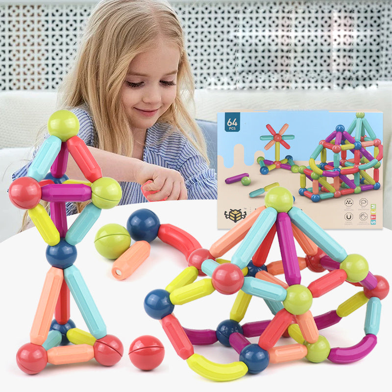 Baby Lane Magnetic Toy Bricks: Engaging Building Set for Kids