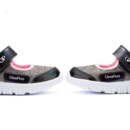 Baby Lane: Trendy Children's Square Mouth Shoes – Ideal for Active Girls
