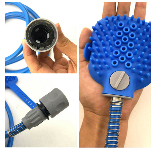 Baby Lane Water Pipe Spray Nozzle: Easy Bathing Tool for Dogs!