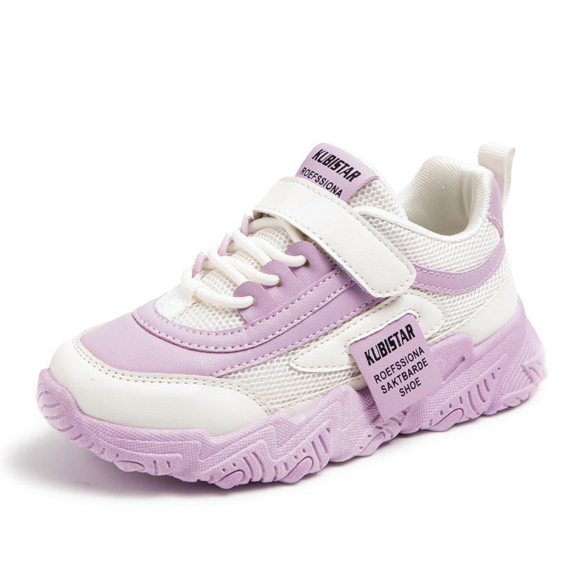 Baby Lane: Stylish Girls' Breathable Mesh Sneakers – Lightweight and Fun