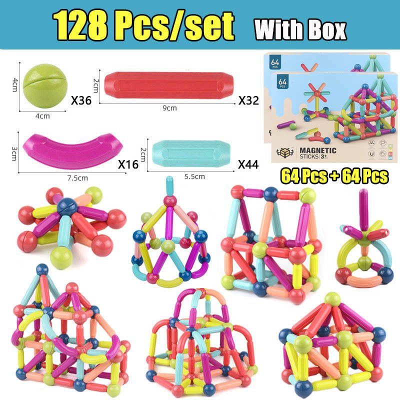 Baby Lane DIY Magnetic Construction Set: Fun Gift for Creative Children