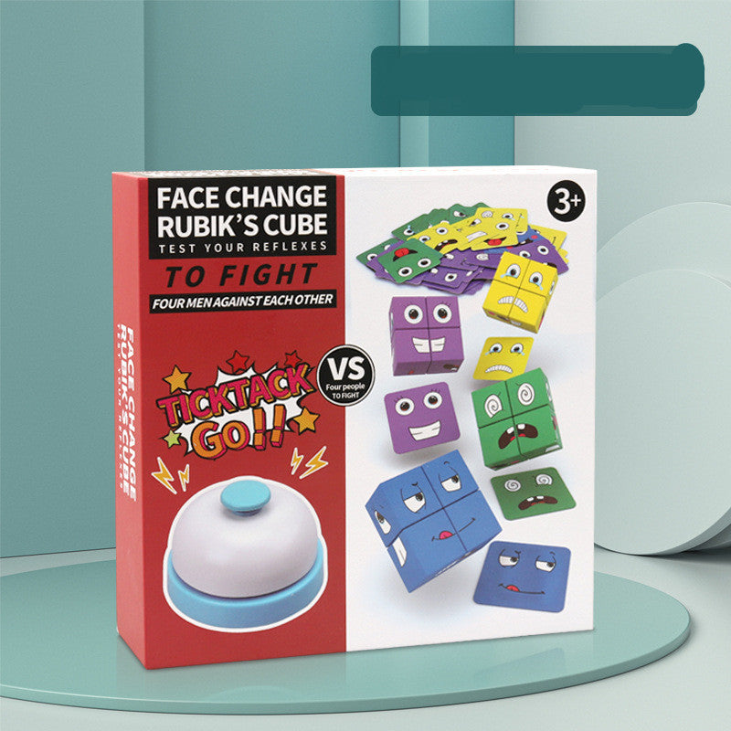 Baby Lane Wooden Face Pattern Blocks: Creative Expressions Toy for Kids