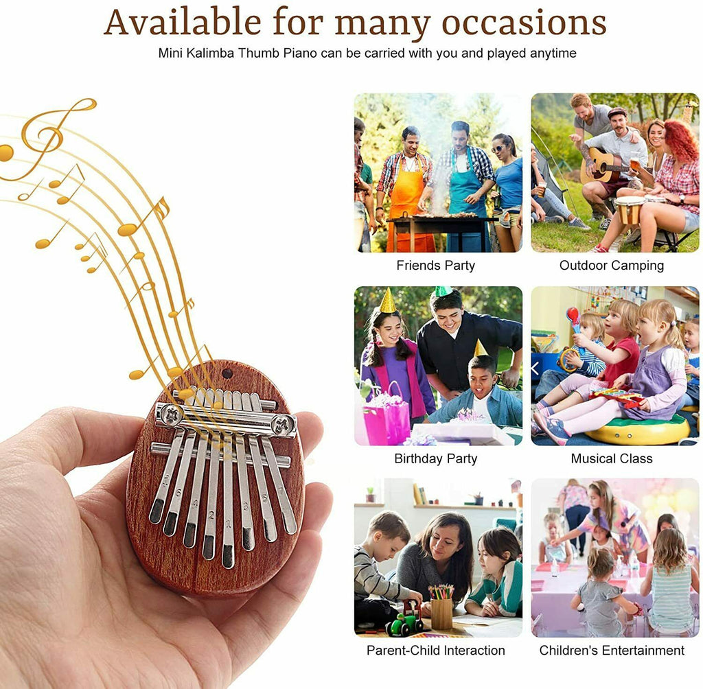 Babylane 8-Key Thumb Piano | Portable Kalimba Musical Toy Gift for Children