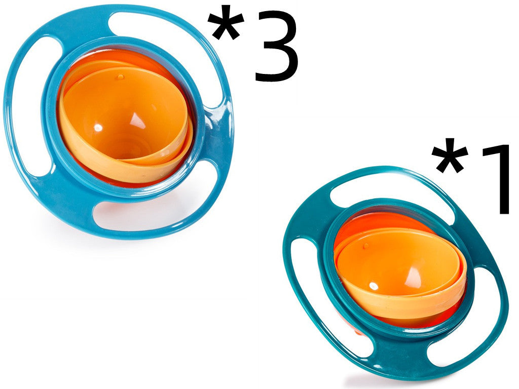 Baby Lane Universal Spill-Proof Bowl: 360° Rotating Design for Children