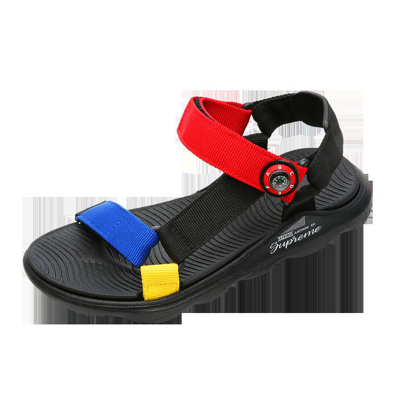 Babylane Kids Beach Sandals: Candy Color Webbing for a Splash of Summer Style