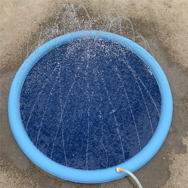 Baby Lane Outdoor Water Toys: Non-Slip Splash Pad for Kids & Pet Dogs!
