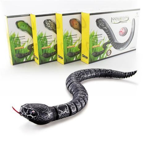 Baby Lane Remote Control Snake: Scary Rattlesnake Trick Toy for Pranks!