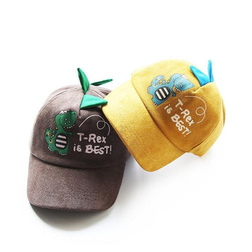 T-REX IS BEST'' DINOSAUR KIDS HATS