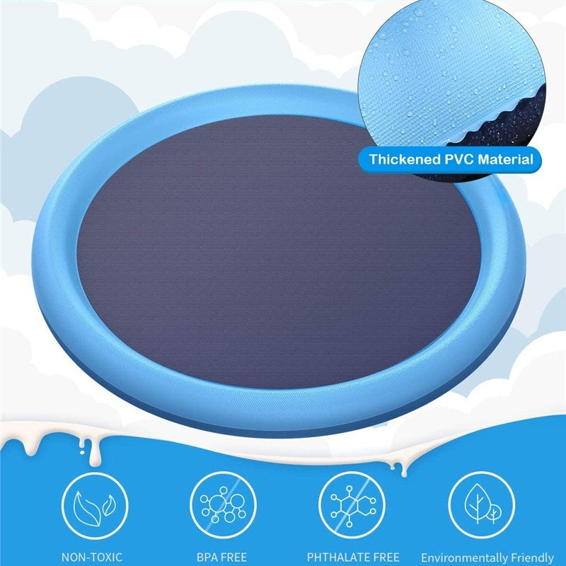 Baby Lane Outdoor Water Toys: Non-Slip Splash Pad for Kids & Pet Dogs!