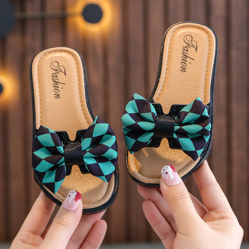 Baby Lane: Cute Girls' Sandals – Non-Slip Soft Bottom and Bow Detail