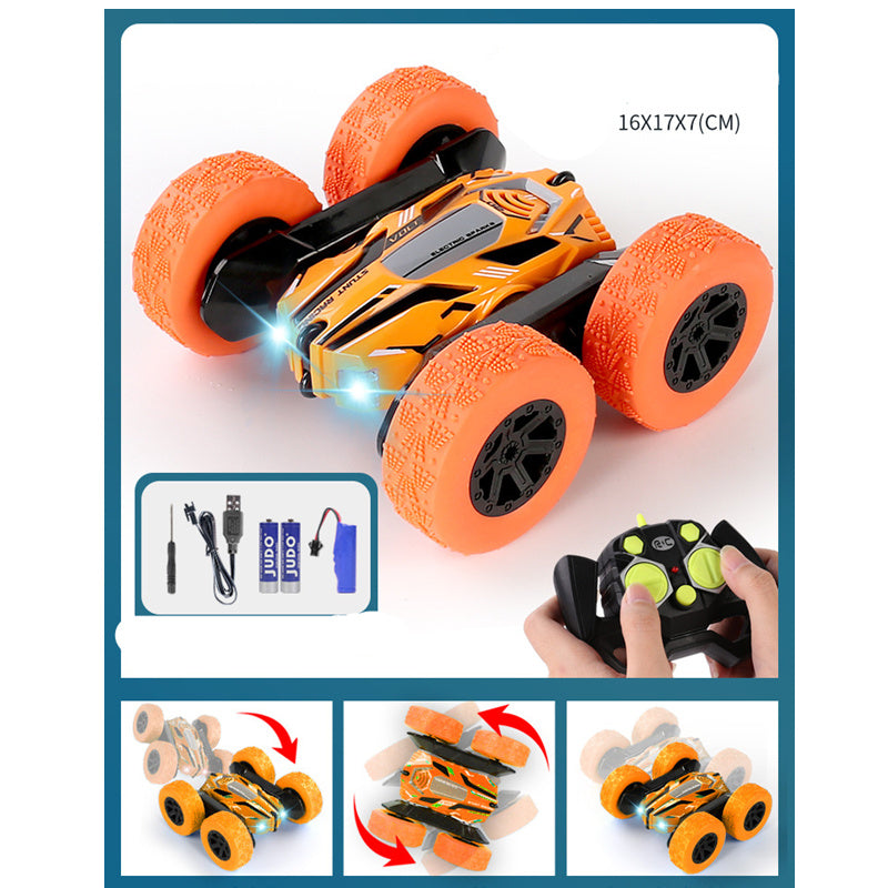 Baby Lane Remote Control Double-Sided Dump Truck: Stunt and Charge!