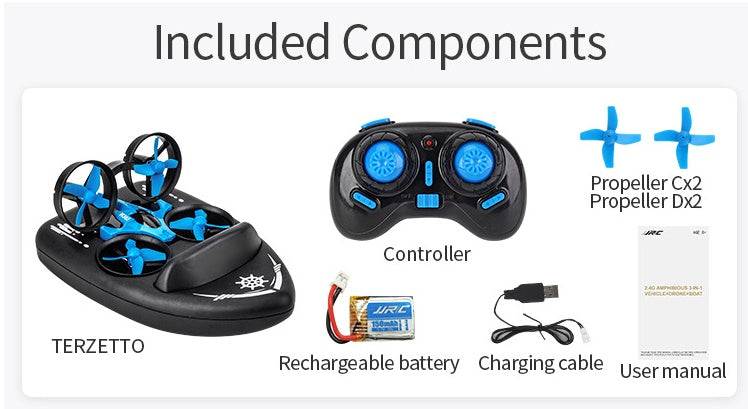 Baby Lane Mini Drone – 3-in-1 RC Drone for Kids and Beginners"