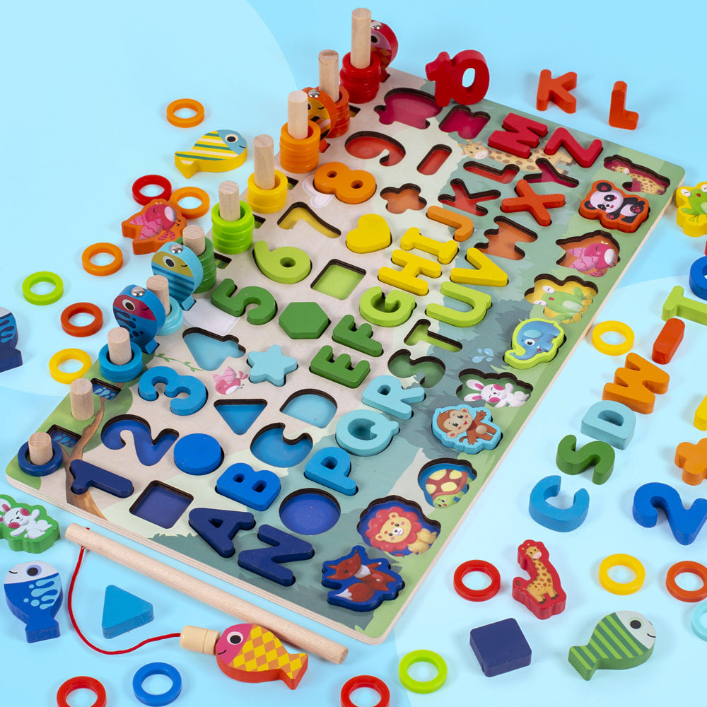 Baby Lane Educational 3D Alphabet and Number Puzzle: Colorful Fun for Kids
