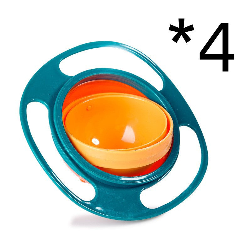 Baby Lane Universal Spill-Proof Bowl: 360° Rotating Design for Children