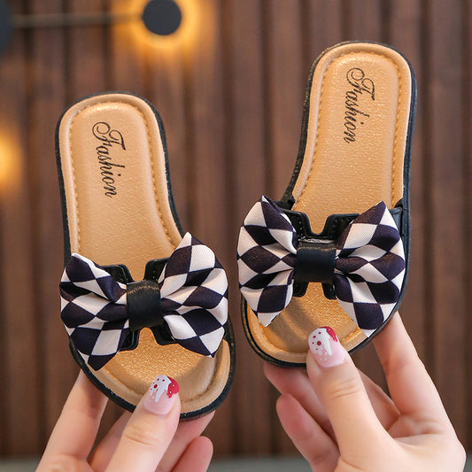 Baby Lane: Cute Girls' Sandals – Non-Slip Soft Bottom and Bow Detail