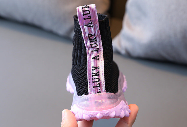 Baby Lane: Trendy Light Up Shoes for Kids – Flying Knit Sports Design