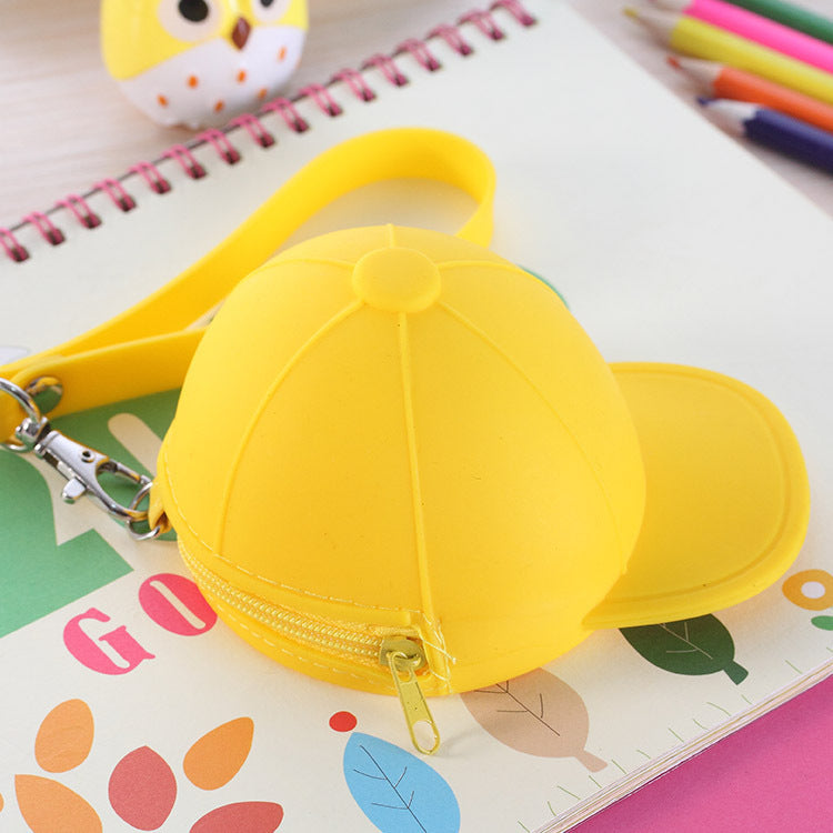 Baby Lane Cute Silicone Coin Purse – Candy Color Hat for Kids