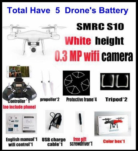 Baby Lane S10 FPV Quadcopter – WiFi 2MP Camera Racing Drone Kit