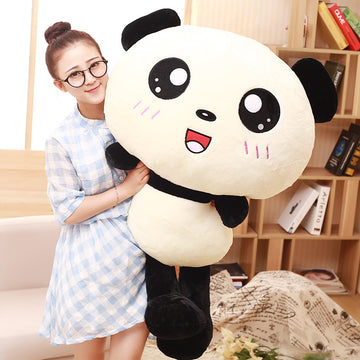 Babylane 70CM Plush Panda Toy | Kawaii Big Head Bear Gift for Children and Babies