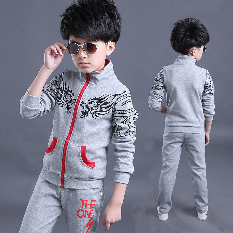 Babylane Kids' Sweatshirt and Jacket Set: Perfect Sports Suit for Boys